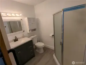 Second Story bathroom with shower.