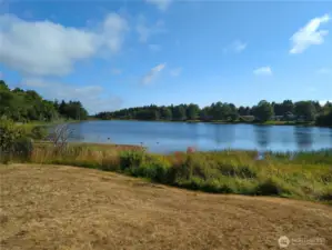 Beautiful Pauls Lake is private and for the community's enjoyment
