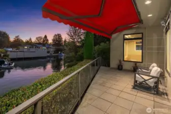Relax outside of the  deck off the Living room