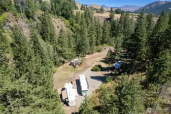 The property is well set up for seasonal RV use.
