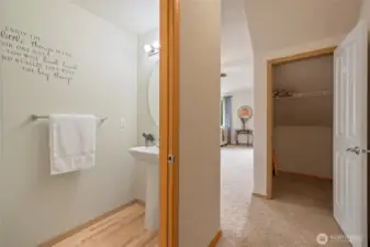 Entry hall from Garage
