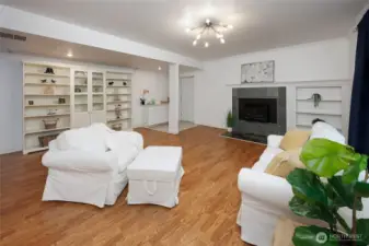 Lower level great room with separate entrance