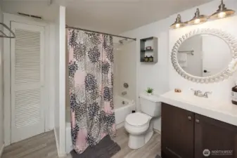 Lower level full bath