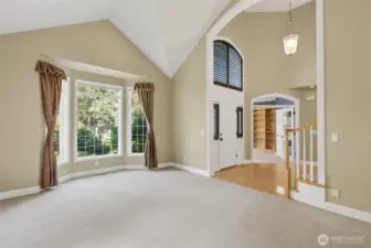 Formal Living, high ceilings