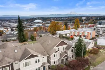Centrally located with Mt. Rainier and Tacoma views.