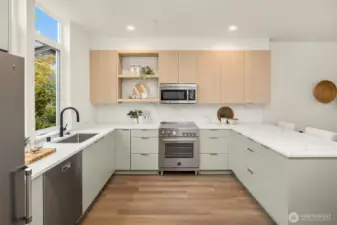 Photo from 1615-B with similar finishes and floor plan