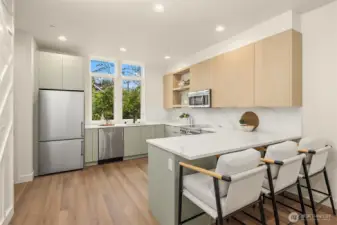 Photo from 1615-B with similar finishes and floor plan