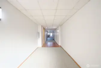 This is the complex hallway looking from  unit #138