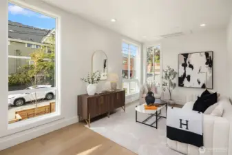 Photos from model home with similar floor plan