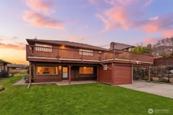 A backyard made for entertaining or unwinding after a long day