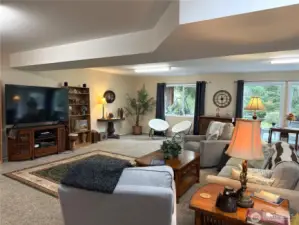 Spacious recreational room.