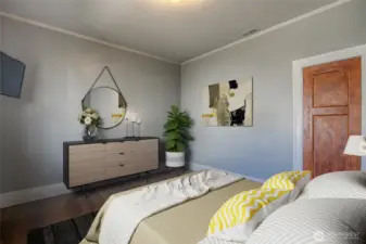 Bedroom #2, virtually staged