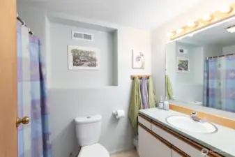 Basement bathroom