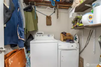 Laundry with area for storage