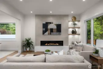 Custom lighting throughout the home