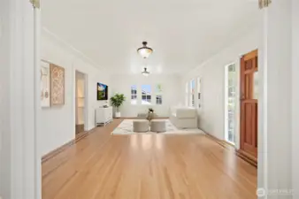 View to Living Room from Sitting Room - virtually staged