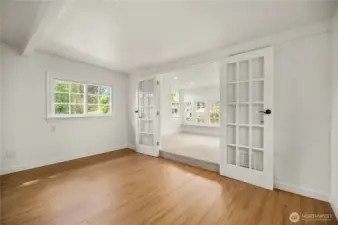 Main Floor Primary - could be large walk in closet option?