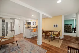 ADU with kitchen and laundry and bath