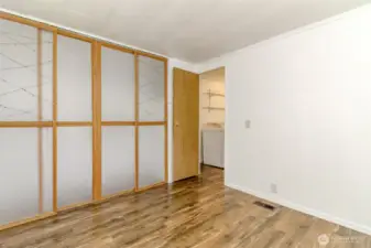 Bedroom 1 with a large closet