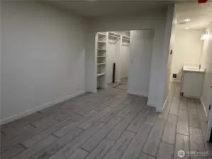 Primary walk-in closet