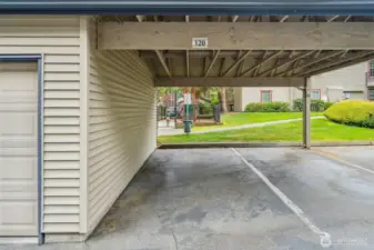 One of TWO Parking Spaces