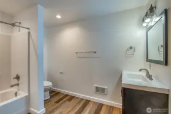 Primary bathroom off of primary bedroom.