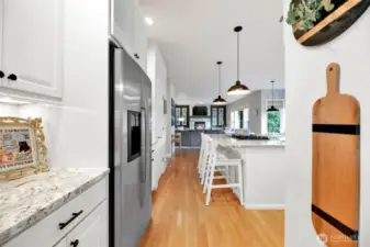 Dining Connects to Kitchen