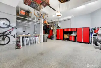 Custom Garage Flooring & Shelving