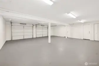 Extra large garage