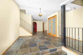 Spacious living room to kitchen to dining.