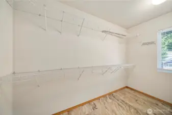 huge walk-in closet