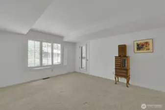 Primary bedroom w/exit to deck