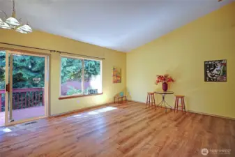 open concept living space