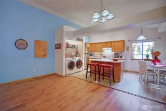 great shot from living area