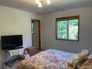 Looking towards the bath