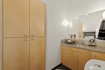 Tons of smart built-in storage throughout the home ensures that everythign has its place.