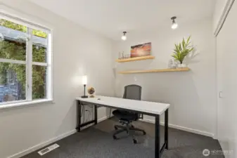 Third upstairs bedroom, great for guests or a home office.