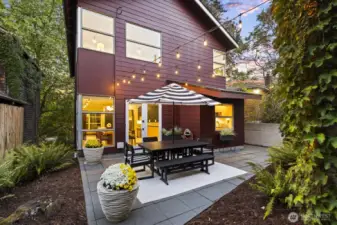 Imagine sipping morning coffee on the patio or relaxing under twinkling lights with friends on warm summer evenings.