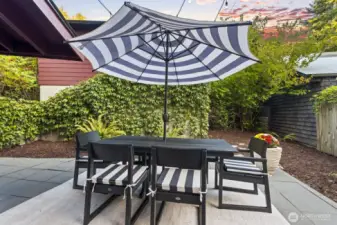 The perfect place to relax with friends, a glass of wine, and a smile.