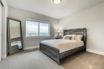 Third upstairs bedroom with full private bath