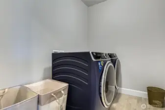 Upstairs laundry room