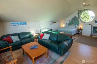 Loft studio living area