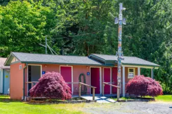 Community Bath house and Coin Laundry