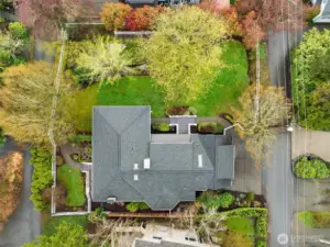 A fully fence yard with gates for easy access to taking walks to and from the parks.