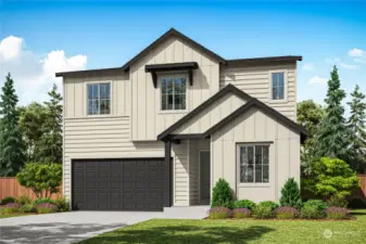 Exterior Rendering of Homesite 17.