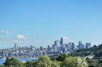 Amazing views of Lake Union, Mt. Rainier and the city Skyline from rooftop deck.