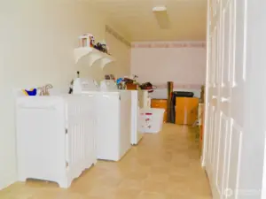 Lots of storage and options in this utility room