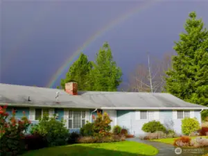 Another rainbow - so beautiful and peaceful on your own slice of paradise!