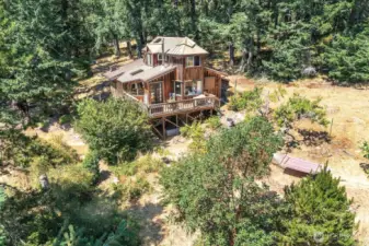 Two lots totaling ten forested acres with clearings and mossy knolls.