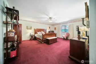 SPACIOUS PRIMARY SUITE!  WE FEEL A SLIDING DOOR WOULD BE PERFECT HERE!!